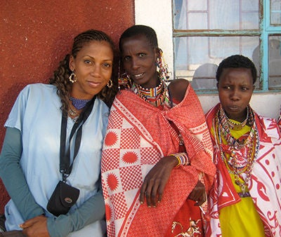 Holly Robinson Peete in Kenya