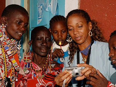 Holly Robinson Peete in Kenya