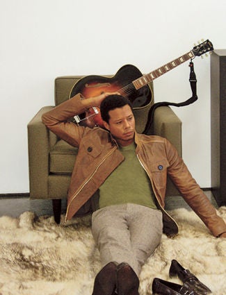 On the Cover Shoot with Terrence Howard