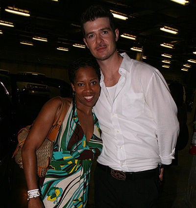 Backstage at the 2007 Essence Music Festival