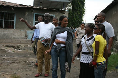 Kelly Rowland in Africa