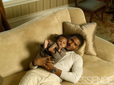 Usher and baby