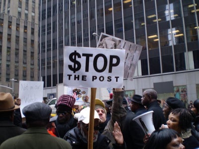 NY Post Protest