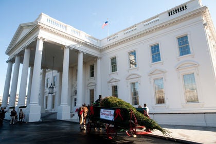 Inside the White House at Christmas