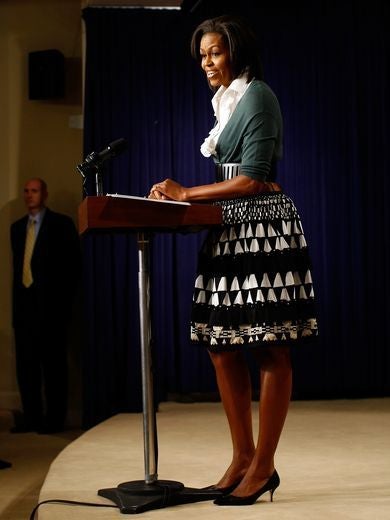 First Lady Style: Cardigan Cool