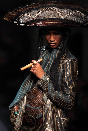 Jean-Paul Gaultier Rocks Paris Fashion Week