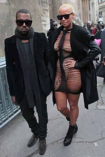 Street Style: Kanye & Amber Do Paris