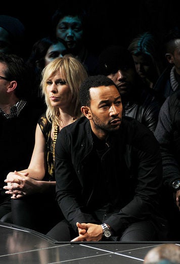 Celebrities Out And About During Fashion Week 2010