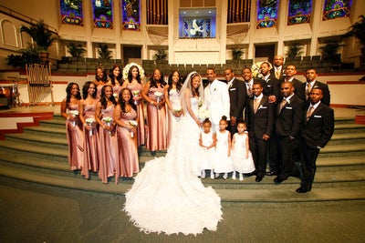 Bridal Bliss: Sanya Richards and Aaron Ross