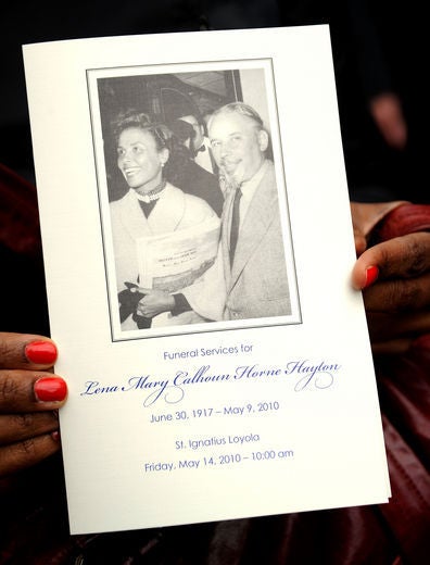Lena Horne Funeral