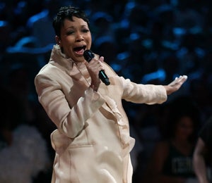 Star Gazing: Monica Sings Anthem at NBA Finals