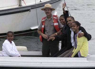 Obama Family Getaway in Maine