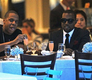Star Gazing: Kanye West and Jay-Z Do Dinner