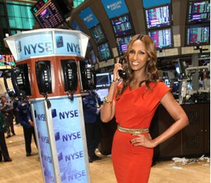 Star Gazing: Iman Rocks the New York Stock Exchange