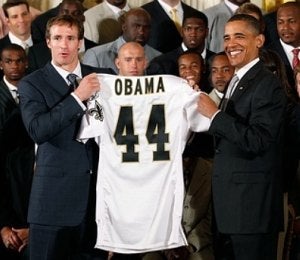 Obama Watch: Pres. Obama Honors New Orleans Saints
