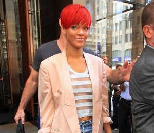 Star Gazing: Rihanna's Beige Blazer Moment