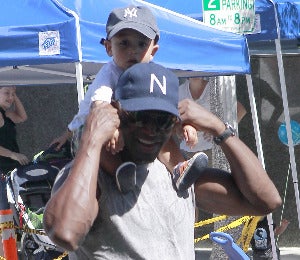 Star Gazing: Taye Diggs' Daddy Time with Son, Walker