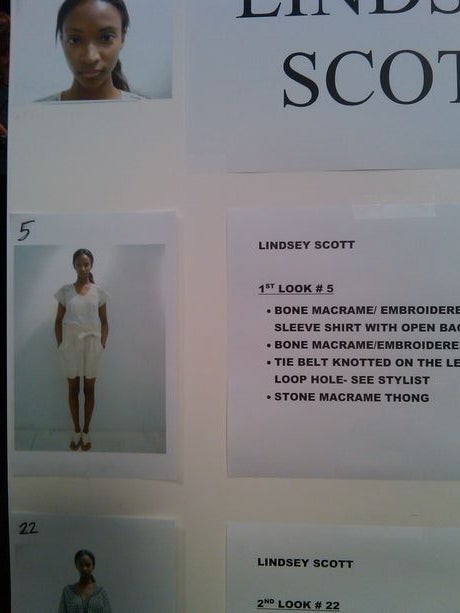 Lyndsey Scott's Model Diary
