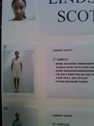 Lyndsey Scott’s Model Diary