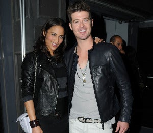 Star Gazing: Robin Thicke and Paula Patton in Leather