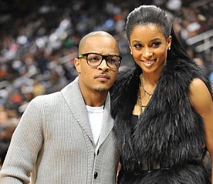 Star Gazing: T.I. and Ciara Catch up at ATL Hawks Game