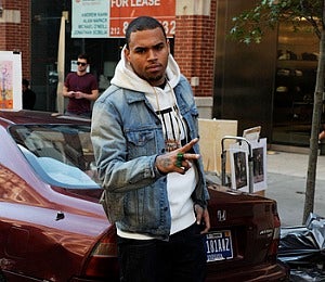 Star Gazing: Chris Brown Puts Deuces Up