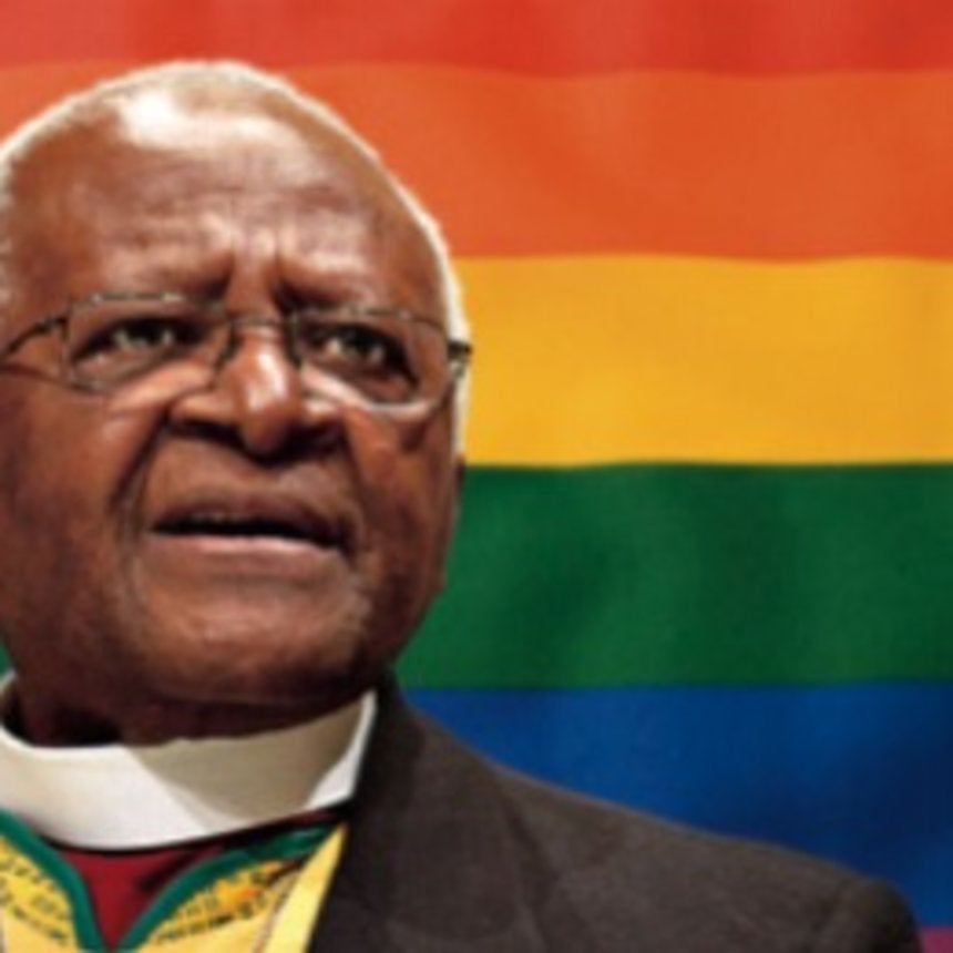 Resultado de imagem para Desmond Tutu gay