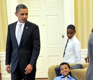 Obama Watch: President Obama Hangs with the Boys