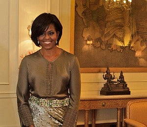 First Lady Diary: Michelle Obama, Stunning in India