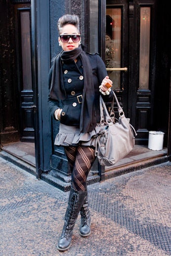 Street Style: Christmas Eve Shopping Chic