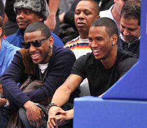 Star Gazing: Trey Songz and Fabolous at Knicks Game
