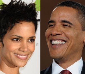Obama and Halle Seen as More 'Black' Than 'White'