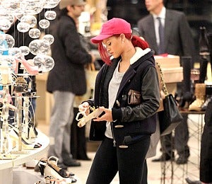 Star Gazing: Rihanna Shops for Shoes at Saks