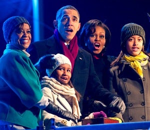 First Lady Diary: The First Family Lights the Xmas Tree