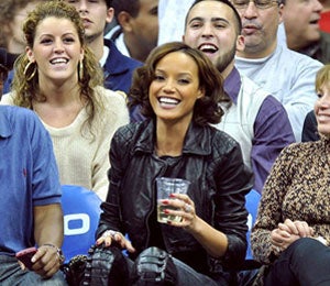 Star Gazing: Selita Ebanks Courtside at Nets Game