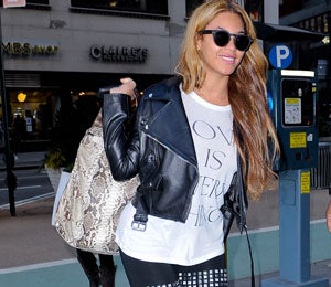 Star Gazing: Beyonce Goes Rocker Chic