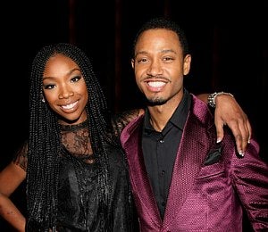Star Gazing: Brandy, Terrence J. at 'The Game' Premiere