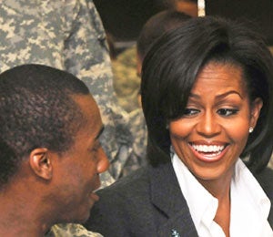 First Lady Diary: Michelle Obama Visits the Troops