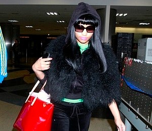 Star Gazing: Nicki Minaj Keeps it Comfy at LAX