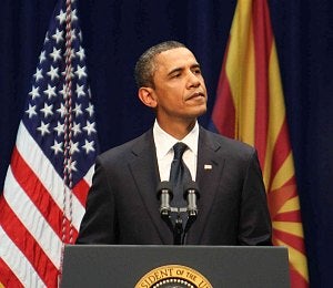 Obama Speaks at Memorial Service for Arizona Shooting