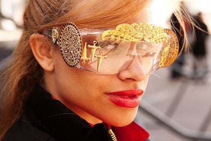 NYFW 2011: Street Style, Red Lips