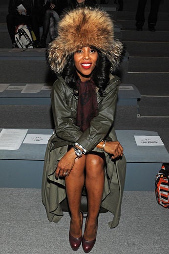 NYFW 2011: June Ambrose Out & About