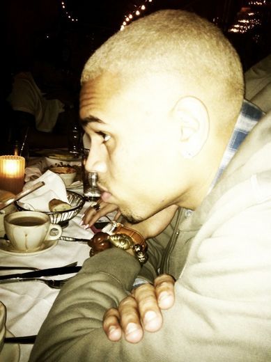 Hair Beat: Chris Brown Goes Platinum