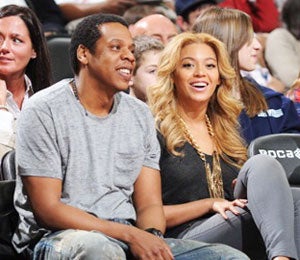 Star Gazing: Jay-Z and Beyonce Take In Nets Game