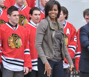 First Lady Diary: Michelle Obama at NHL Event