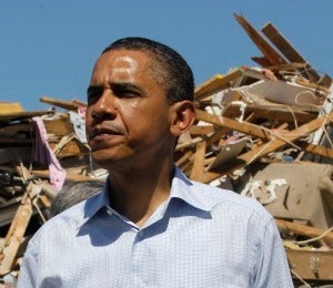 President Obama Visits Alabama After Storm Damage