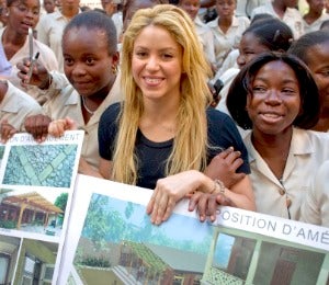 Shakira Helps Rebuild Catholic Girls’ School in Haiti