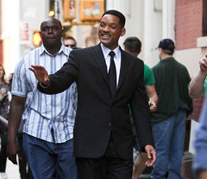 Star Gazing: Will Smith Films ‘Men in Black 3’ in NYC