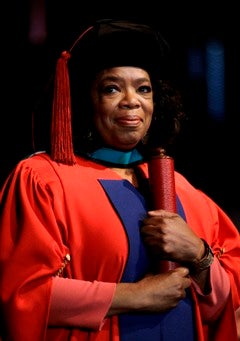 Oprah Gets Honorary Degree in South Africa