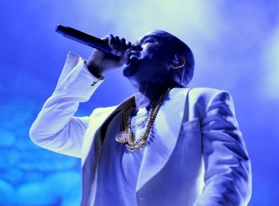 Kanye Honors His Mom at EMF